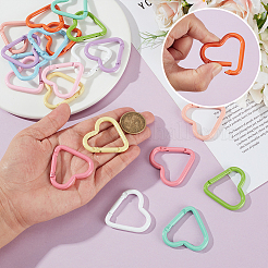 20 шт. двухцветные сплавные карабины для скалолазания&nbsp;FIND-ME0002-81