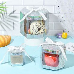 Sechseckige Geschenkboxen aus Laser-Fensterpapier&nbsp;CON-FZC0002-001A-01