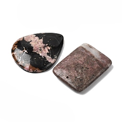 Природные подвески родонит&nbsp;G-B167-02