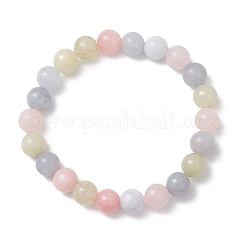 Браслеты из окрашенных и нагретых бусин натурального кварца для женщин&nbsp;BJEW-JB13167