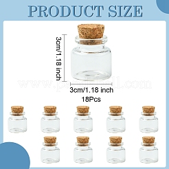 18 Stück Glasflasche&nbsp;CON-FS0001-14A