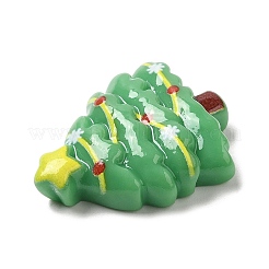 Cabochons en résine opaque sur le thème de Noël&nbsp;RESI-E043-01L