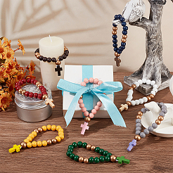 Украшение подвески из круглых бусин&nbsp;HJEW-OC00023