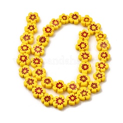 Ручной работы стеклянная бусина тысячецветник нитей&nbsp;LAMP-J035-10mm-03