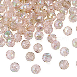 Стеклянные бусины с цветным покрытием ab&nbsp;EGLA-TA0013-18