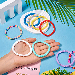 Браслеты из бусин из полимерной глины&nbsp;BJEW-TAC0032