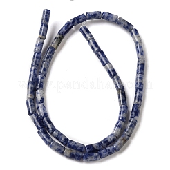 Fili di perle di diaspro macchia blu naturale&nbsp;G-B091-A03-01