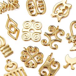 12шт 12 латунные подвески&nbsp;KK-LS0001-28G