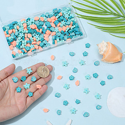 240pcs 4 Arten handgemachte Polymer-Ton-Perlen&nbsp;CLAY-SC0002-93