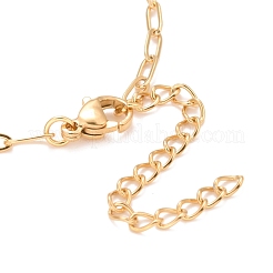 Collana dell'orgoglio color arcobaleno&nbsp;NJEW-H160-03G