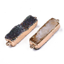 Соединители звеньев агата натурального друзы&nbsp;G-T131-89C