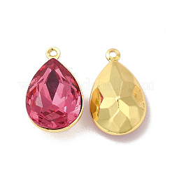 Стеклянные подвески из латуни с покрытием стойки&nbsp;KK-A177-22G-05