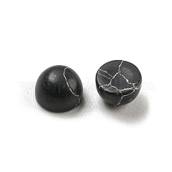 Cabochon sintetici di turchese nero&nbsp;G-H309-03-07