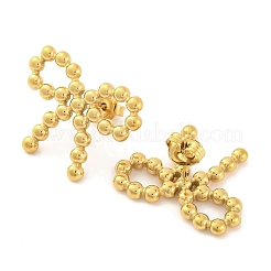 Ионное покрытие (ip) серьги-гвоздики из нержавеющей стали 304 для женщин EJEW-N054-20G