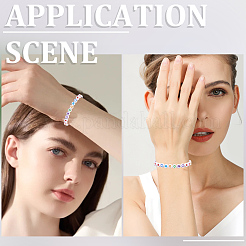 1400 шт. 3 вида белых непрозрачных акриловых бусин&nbsp;MACR-PA0001-31