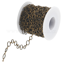 10 m handgefertigte Ringgliederketten aus Messing&nbsp;CHC-SP0001-10