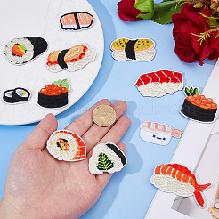 12 шт. 12 стиля полиэстеровые нитки для вышивки суши&nbsp;DIY-DC0003-87