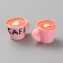 Ornamenti da caffè in resina&nbsp;LS-DIY-WH0888-434B