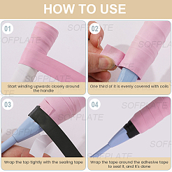 Противоскользящая лента для бадминтонной теннисной ракетки из искусственной кожи&nbsp;DIY-SP0005-45G