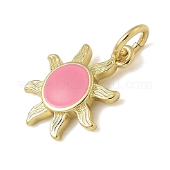 Подвески из латуни с покрытием из эмали&nbsp;KK-K392-50G-01