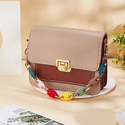 Акриловые цепочки для кошельков с кофейными зернами&nbsp;FIND-WH0418-03LG