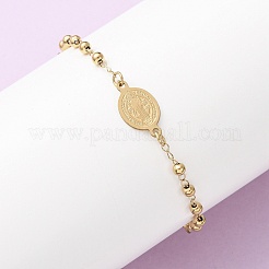 Браслеты из нержавеющей стали 304 Religion&nbsp;LS-BJEW-F524-05A-G