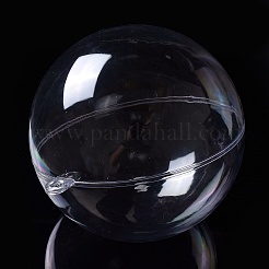 Pendentifs en plastique transparent ouvrables&nbsp;LS-CON-K007-06B