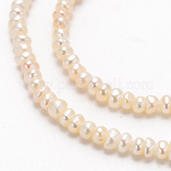 Бусины из натурального культивированного пресноводного жемчуга класса АА&nbsp;PEAR-L003-B-03-01