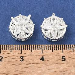 Messing-Pavé-Glieder aus klaren Zirkonia-Mehrsträngen&nbsp;KK-B172-06S