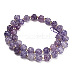Colliers de perles en verre imitation jade teintées&nbsp;GL-Z001-02A-08