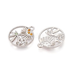 Подвески из сплава и страз&nbsp;PALLOY-T092-17P