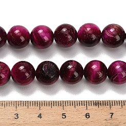 Природных тигровый глаз бисер нитей&nbsp;LS-G-F591-18-10mm-02