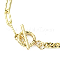 Messing Herz Charme Armbänder&nbsp;BJEW-JB13612