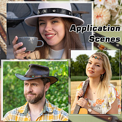 8 шт. 8 стиля регулируемых резинок для шляп из искусственной кожи&nbsp;FIND-ME0002-83