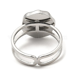 Кольца-манжеты открытого типа из нержавеющей стали марки 304&nbsp;RJEW-Z018-27P