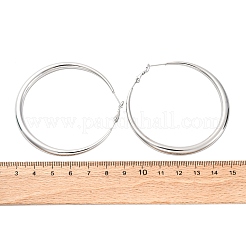 Серьги-кольца из нержавеющей стали 304&nbsp;EJEW-Z093-01P-02