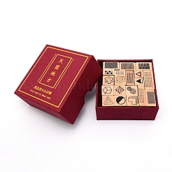 Holzstempel&nbsp;DIY-WH0177-87