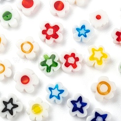 30шт стеклянные бусины миллефиори ручной работы&nbsp;LAMP-FS0001-02A