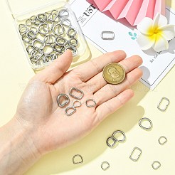 60 шт. 6 D-образных кольца из нержавеющей стали 304&nbsp;STAS-CJ0003-36