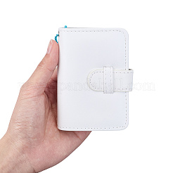 Мини-книжка-держатель для фотокарточек из искусственной кожи&nbsp;AJEW-WH20060-22B