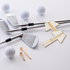 2 шт. деревянные маркеры для мячей для гольфа&nbsp;AJEW-FH0005-41