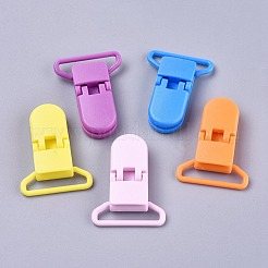 Umweltfreundliche PC-Schnullerclips aus Kunststoff&nbsp;AJEW-K010-01