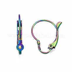 304 elementi per orecchini a leva in acciaio inossidabile&nbsp;LS-STAS-N098-003