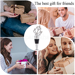 Bouchons de bouteilles de vin en silicone&nbsp;FIND-WH0152-155