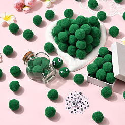 150 Pom-Pom-Ball aus Polyester&nbsp;DIY-SC0031-33A