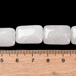Бусины из натурального белого нефрита&nbsp;G-T047-B31-01