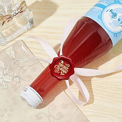 Messing-Wachssiegelstempel mit Holzgriff&nbsp;AJEW-WH0412-0103