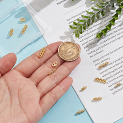 12 шт. 3 стиля стойки с покрытием из латуни&nbsp;KK-GO0002-11