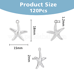 120 шт. подвески из хирургической нержавеющей стали 316&nbsp;STAS-DC0016-12