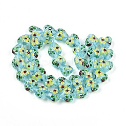 Handgemachte Murano Glas Perlen Stränge&nbsp;LAMP-N028-02E